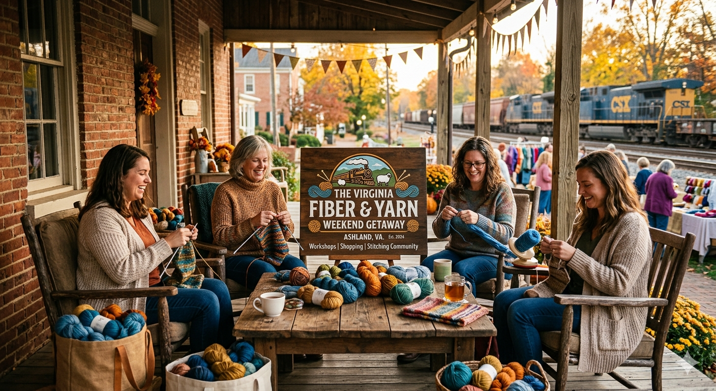 The Virginia Fiber & Yarn Weekend Getaway